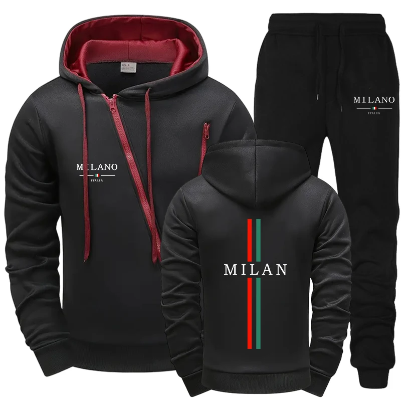 Winter Clothing Pk - Herren-Trainingsanzug-Sets, modisch, lässig, für den täglichen