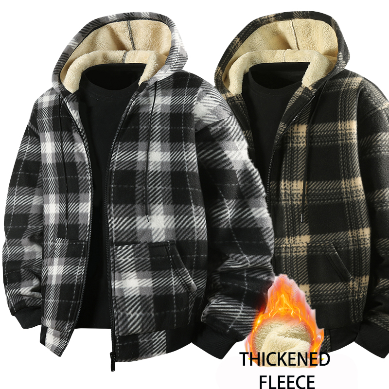 Winter Clothing Pk - Neue modische, mit Fleece gefütterte, lässige