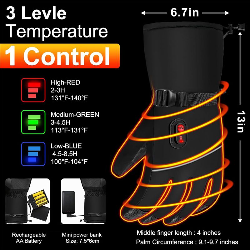 A07T – Elektrisch beheizte Han – Heated Gloves Electric Bewertung und Preis