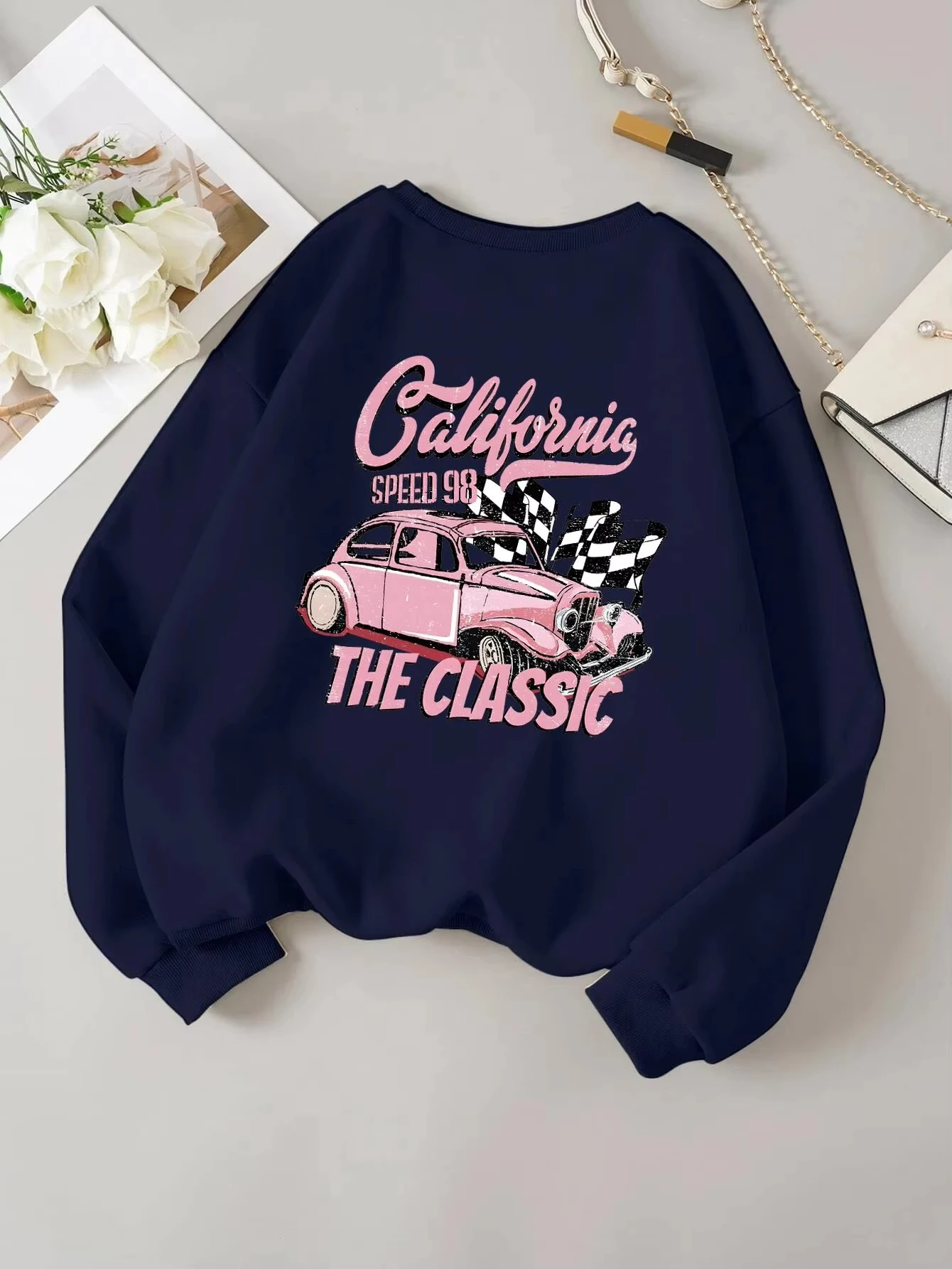 Damen-Pullover-Hoodie im Y2K-S – Winter Clothing Drawing Bewertung und Preis