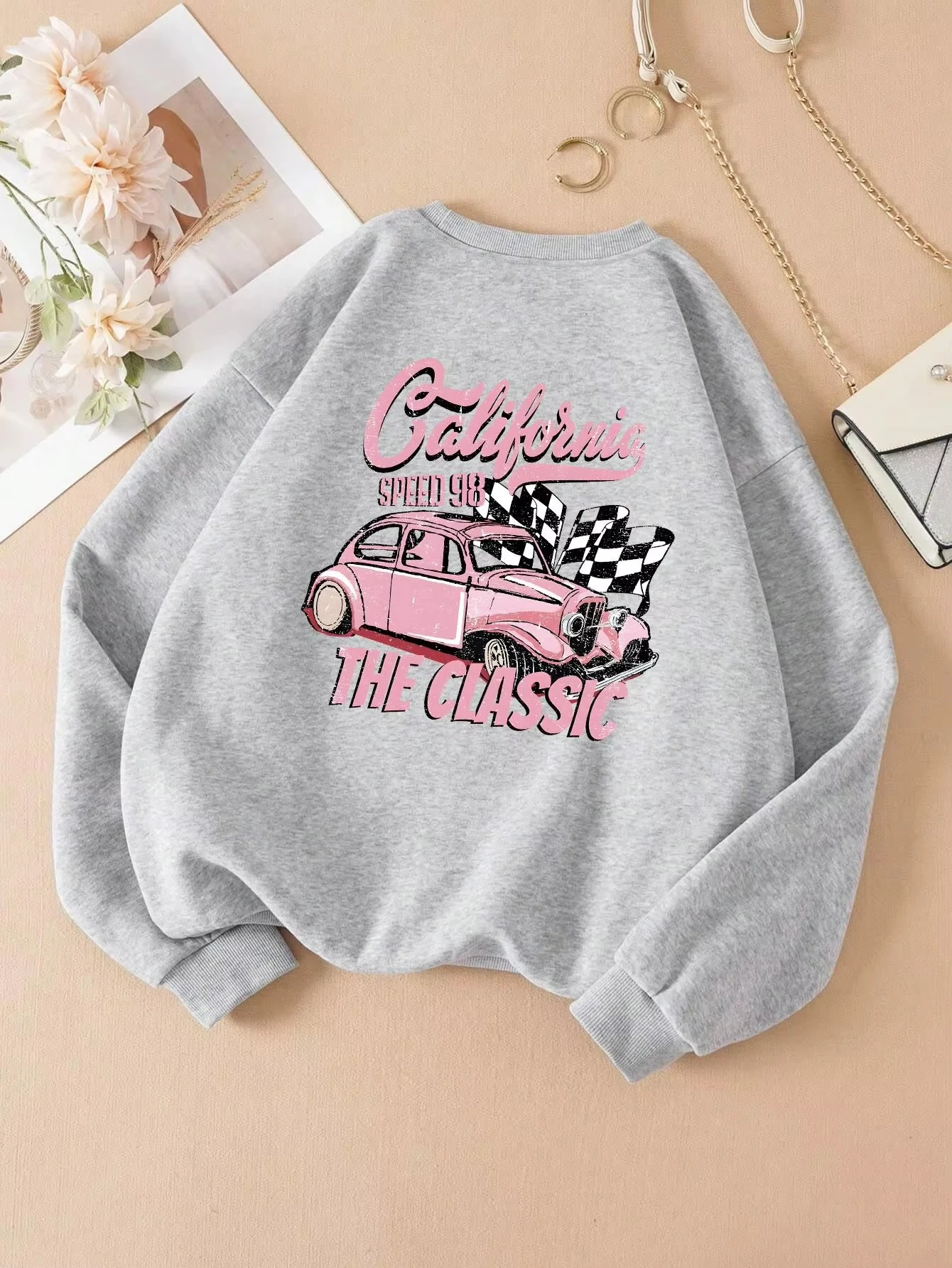 Damen-Pullover-Hoodie im Y2K-S – Winter Clothing Drawing Bewertung und Preis