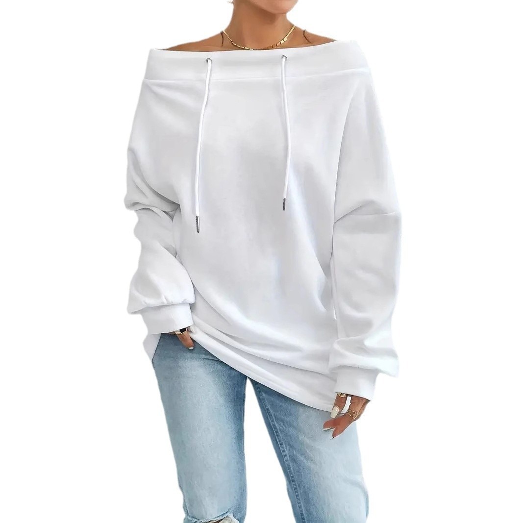 Damen Off-Shoulder Sweatshirt  – Winter Clothing Drawing Bewertung und Preis
