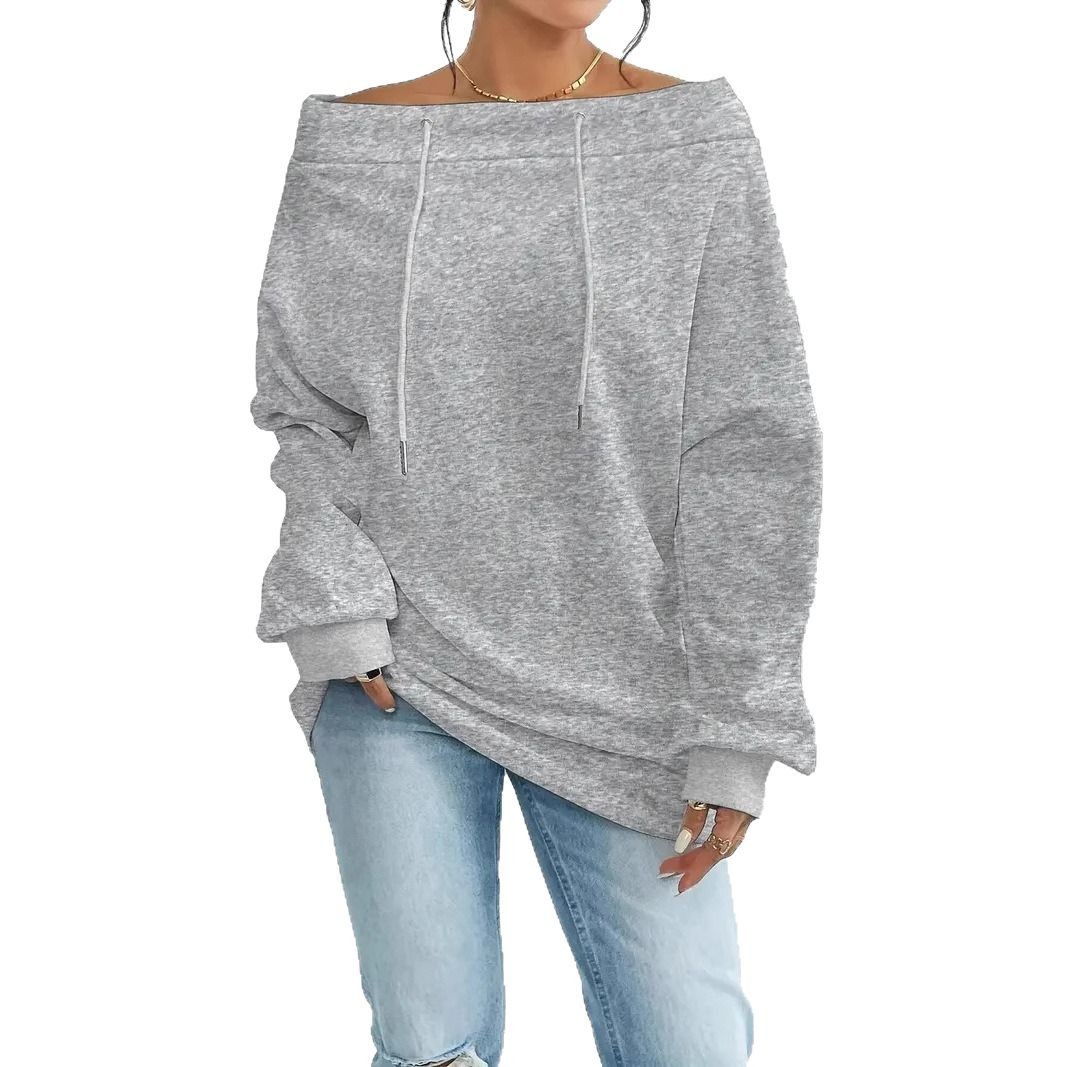 Damen Off-Shoulder Sweatshirt  – Winter Clothing Drawing Bewertung und Preis