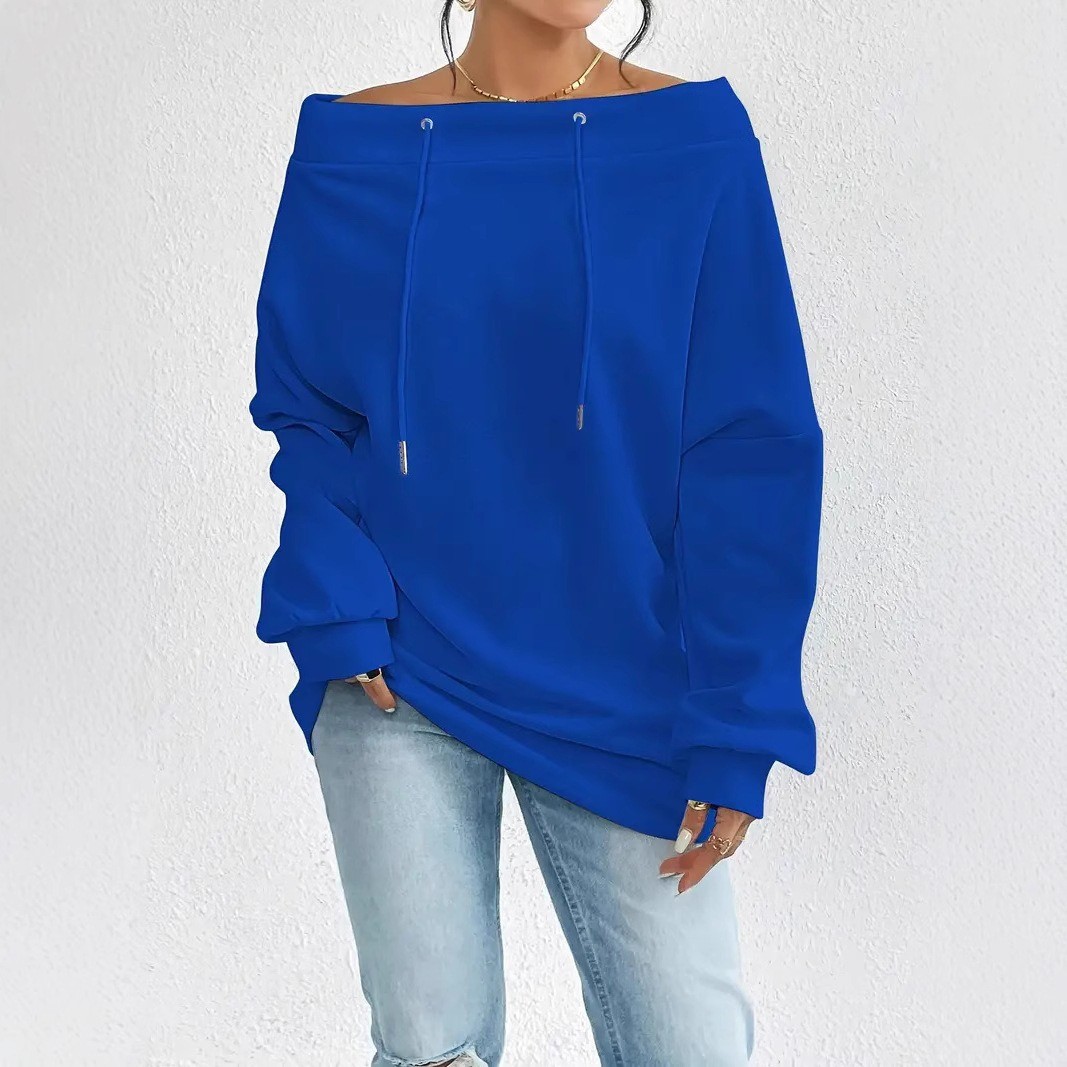 Damen Off-Shoulder Sweatshirt  – Winter Clothing Drawing Bewertung und Preis